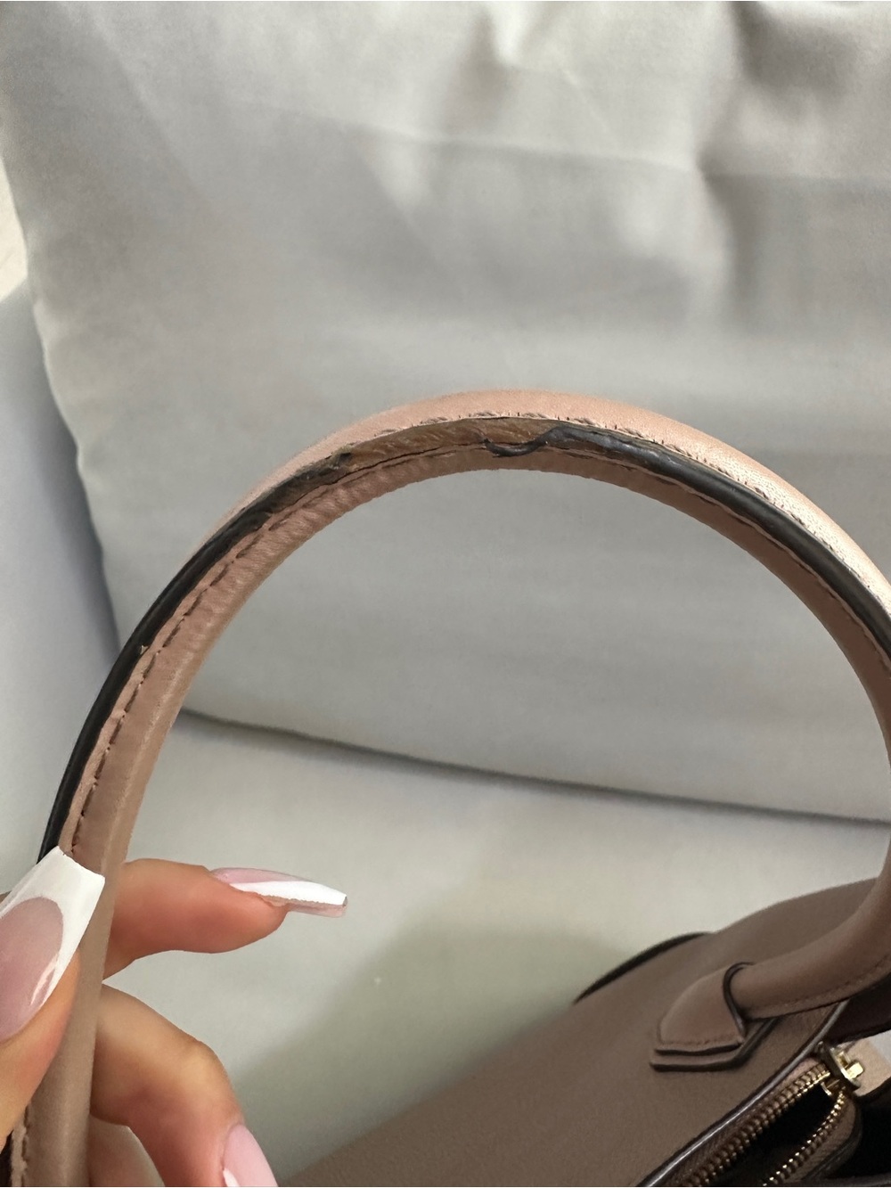 Michael Kors Blush Pink Leather Satchel - Picture 6 of 10